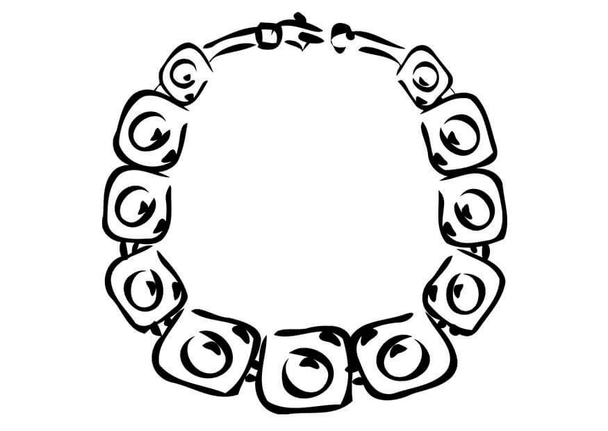 Dibujo de Collares para Colorear