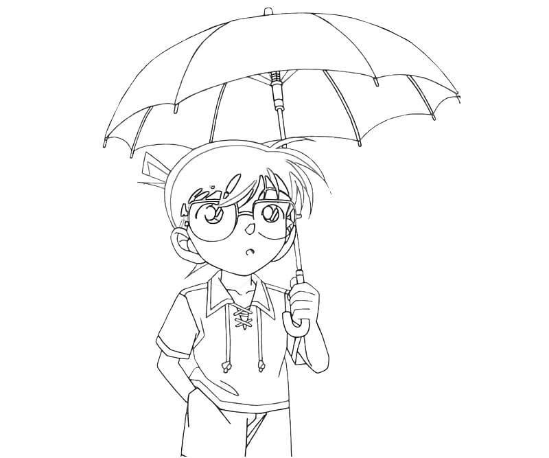 Dibujo de Cubierta de Lluvia para Colorear