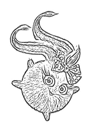Dibujo de Adorables Conejitos Soleados para Colorear