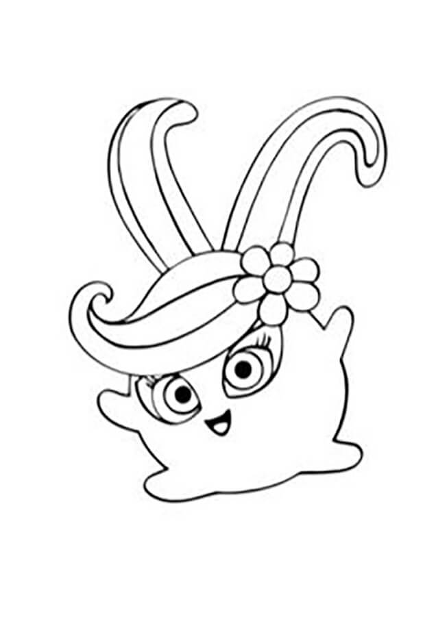 Dibujo de Encantadores Conejitos Soleados para Colorear