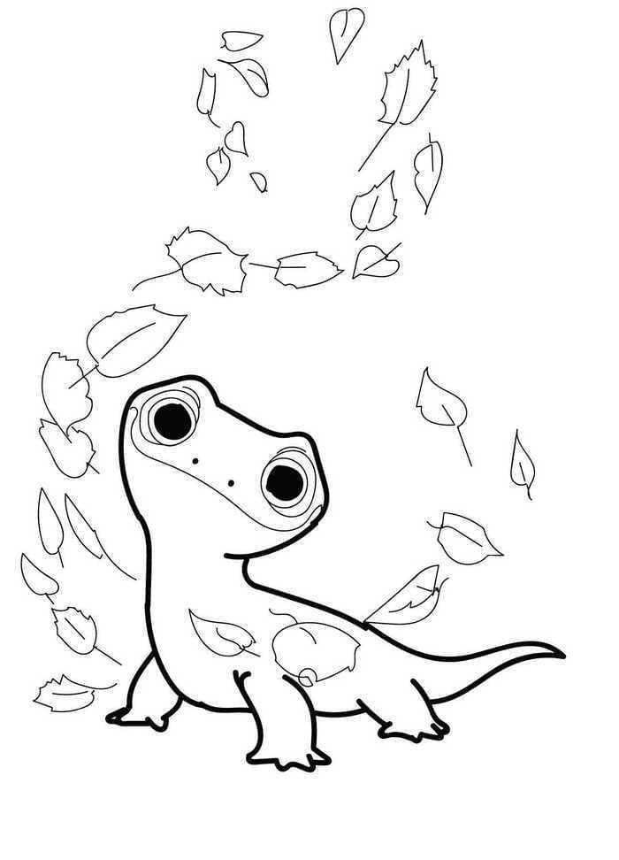 Dibujo de Bruni Congelado 2 para Colorear