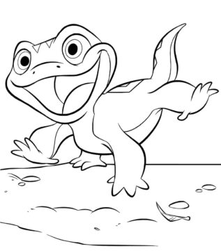 Dibujo de Bruni Feliz para Colorear