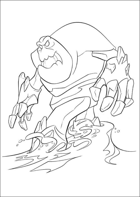 Dibujo de Malvavisco en Frozen para Colorear