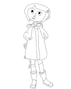 Dibujo de Linda Coraline para Colorear