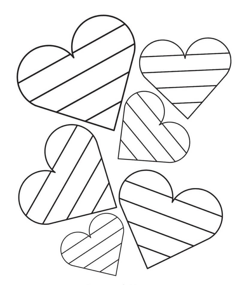 Dibujo de Corazn Original para Colorear