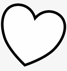 Dibujo de Corazn Simple para Colorear