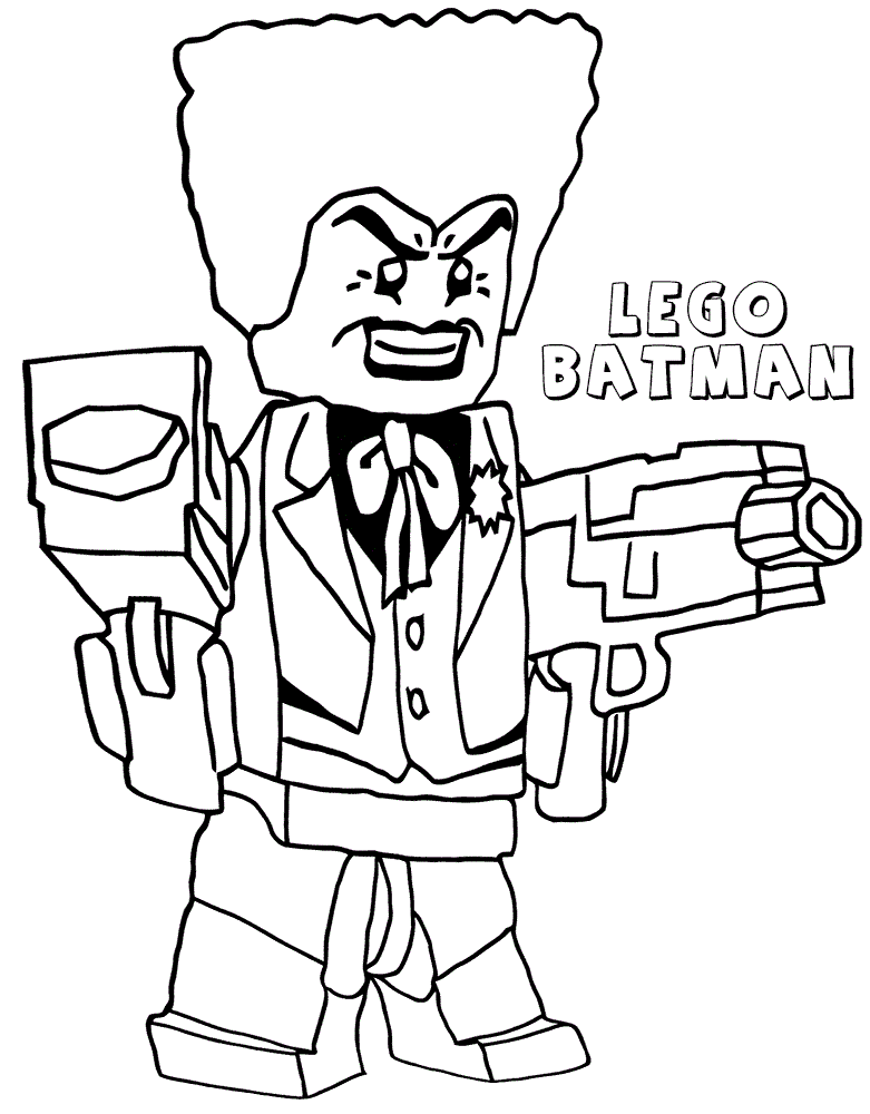 Dibujo de Lego Bufon para Colorear