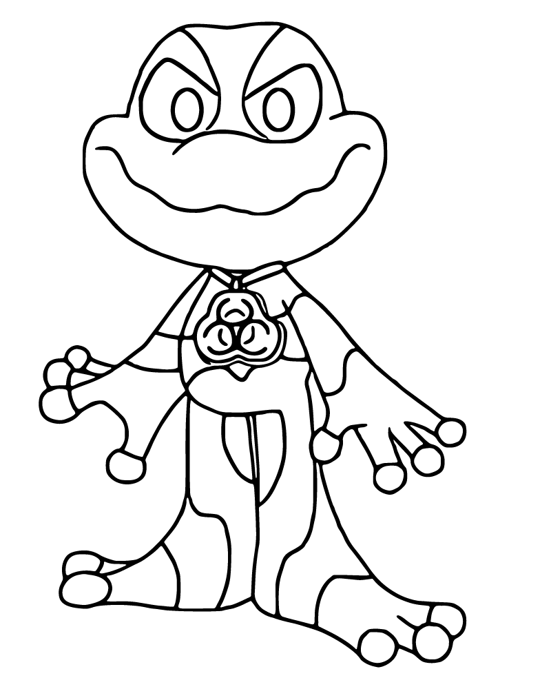 Dibujo de Nightmare Critters Coloring Page para Colorear
