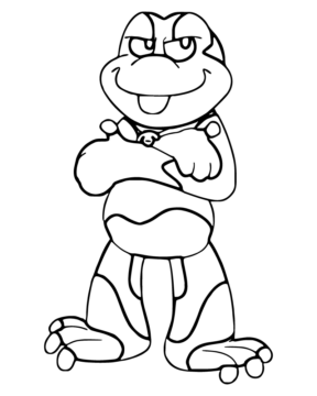 Dibujo de Printable Nightmare Critters Coloring Sheet para Colorear