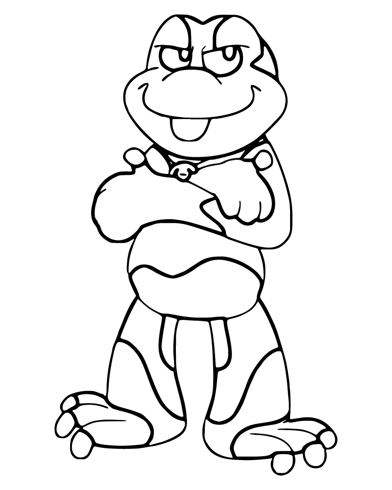 Dibujo de Printable Nightmare Critters Coloring Sheet para Colorear