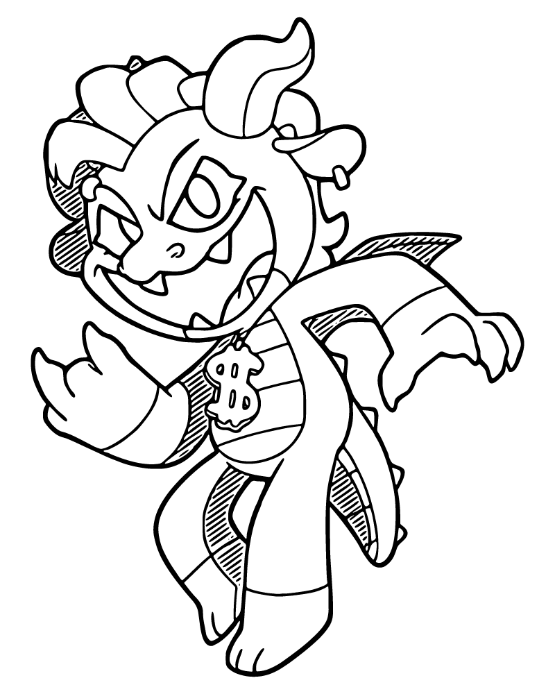 Dibujo de Simon Smosimon Smoke Coloring Pageke Coloring Page 01 para Colorear