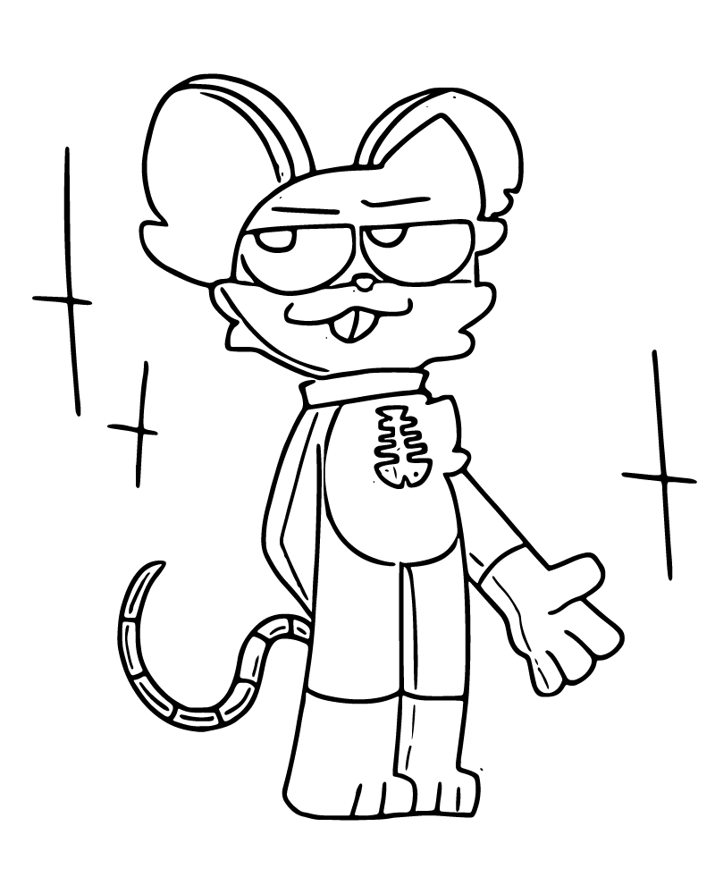 Dibujo de Touille Coloring Page para Colorear