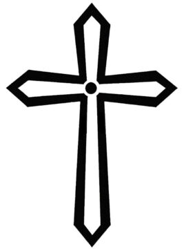Dibujo de Estupendo Cruz para Colorear