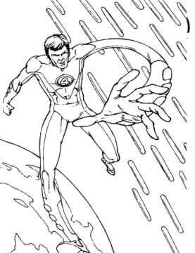 Dibujo de Hombre de Goma para Colorear