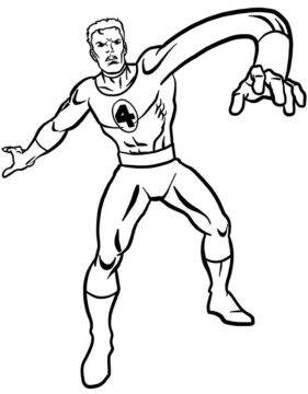 Dibujo de Señor fantástico Reed Richards para Colorear