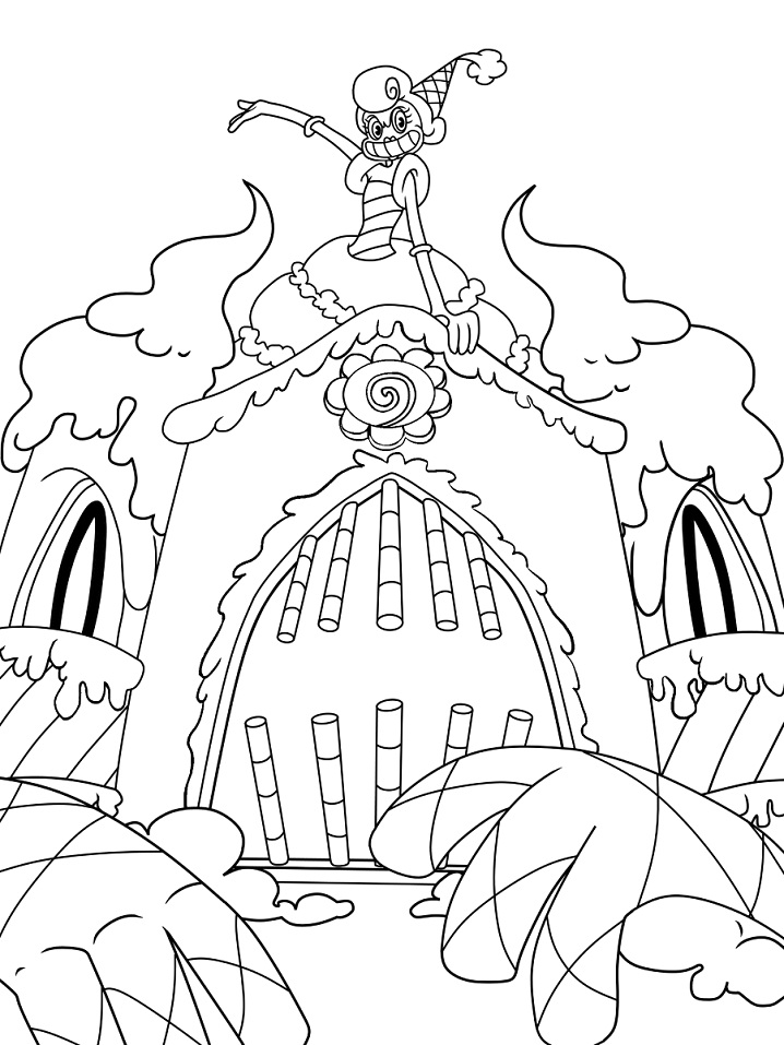 Dibujo de Baroness Von Bon Bon para Colorear
