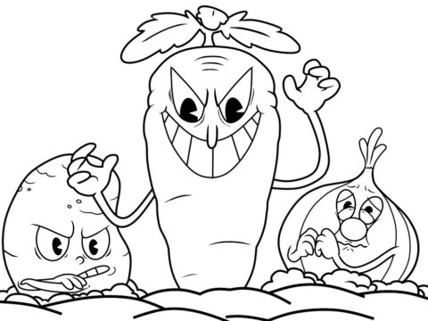 Dibujo de El Paquete raíz para Colorear
