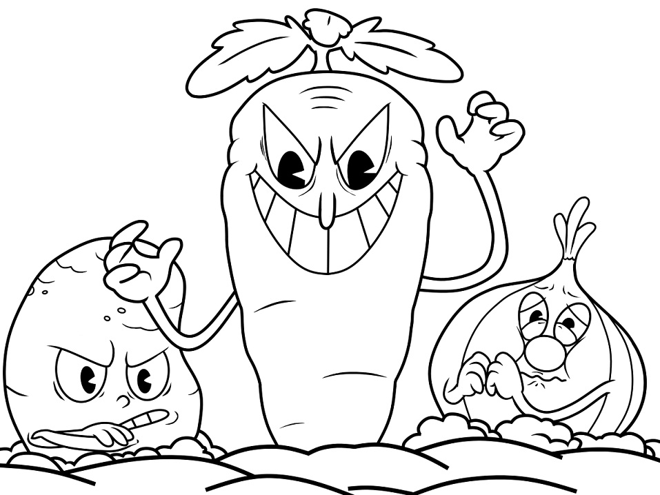 Dibujo de El Paquete raíz para Colorear