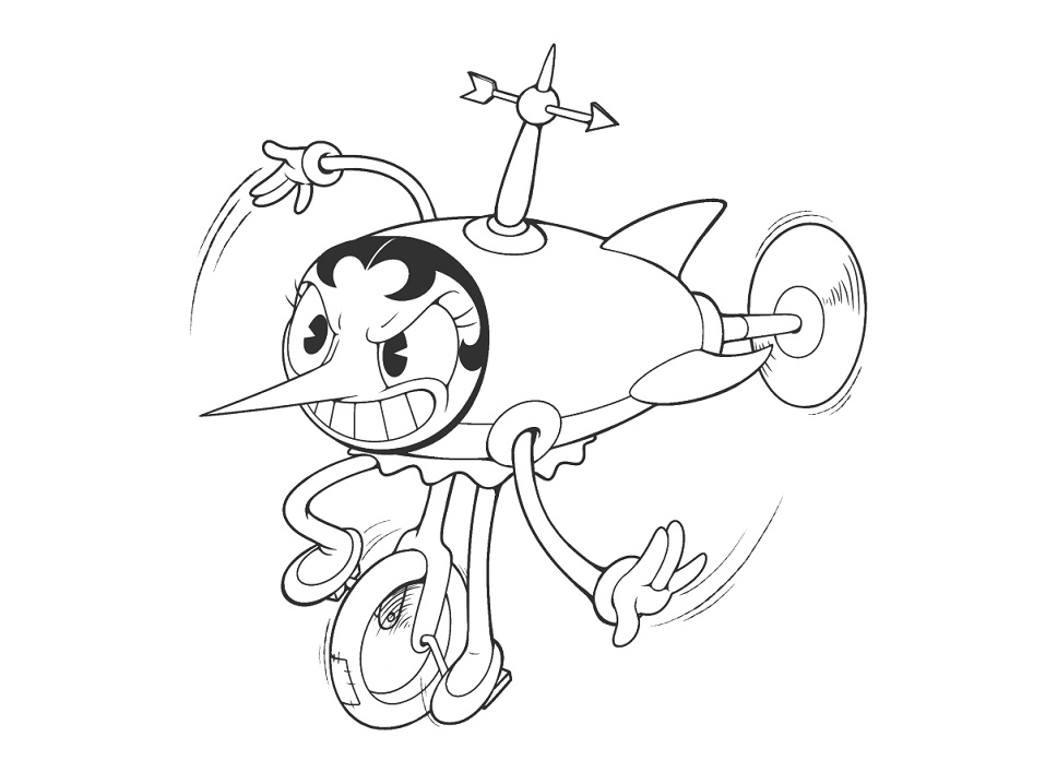 Dibujo de Hilda Berg para Colorear