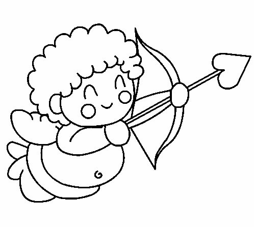 Dibujo de Buen Cupido para Colorear