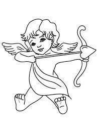 Dibujo de Dios del Amor Cupido para Colorear