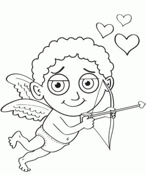 Dibujo de Gran Cupido para Colorear