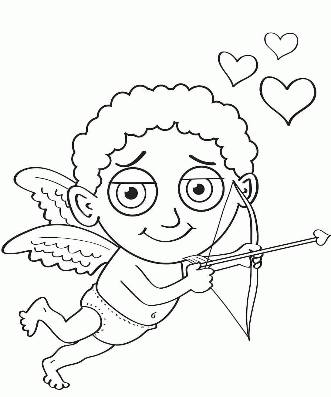 Dibujo de Gran Cupido para Colorear