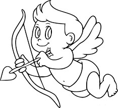 Dibujo de Pequeo Cupido para Colorear