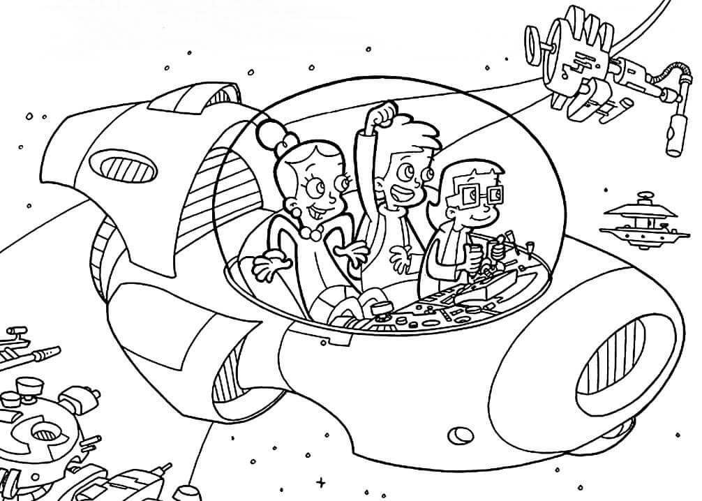 Dibujo de Cyberchase 1 para Colorear