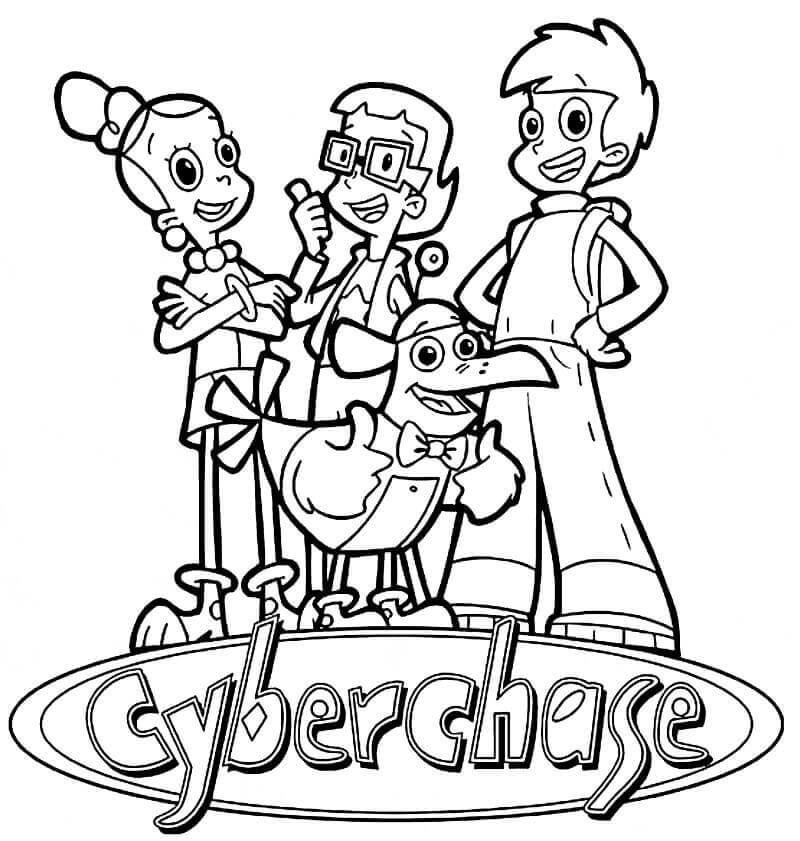 Dibujo de Cyberchase 3 para Colorear