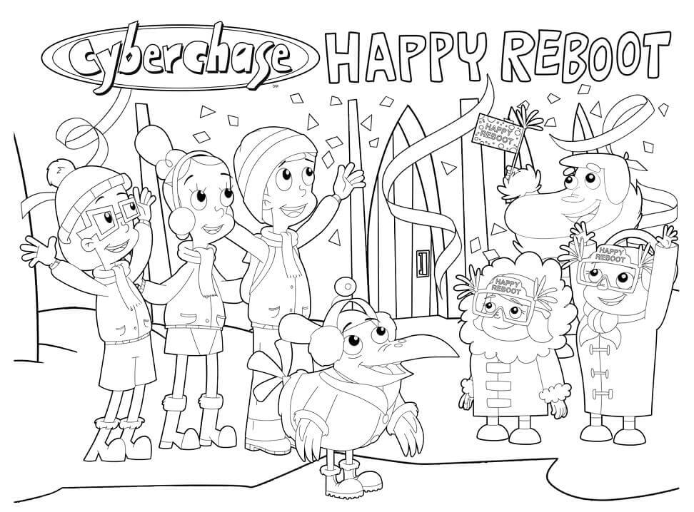 Dibujo de Cyberchase 4 para Colorear