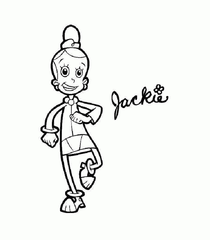 Dibujo de Jackie Cyberchase 1 para Colorear