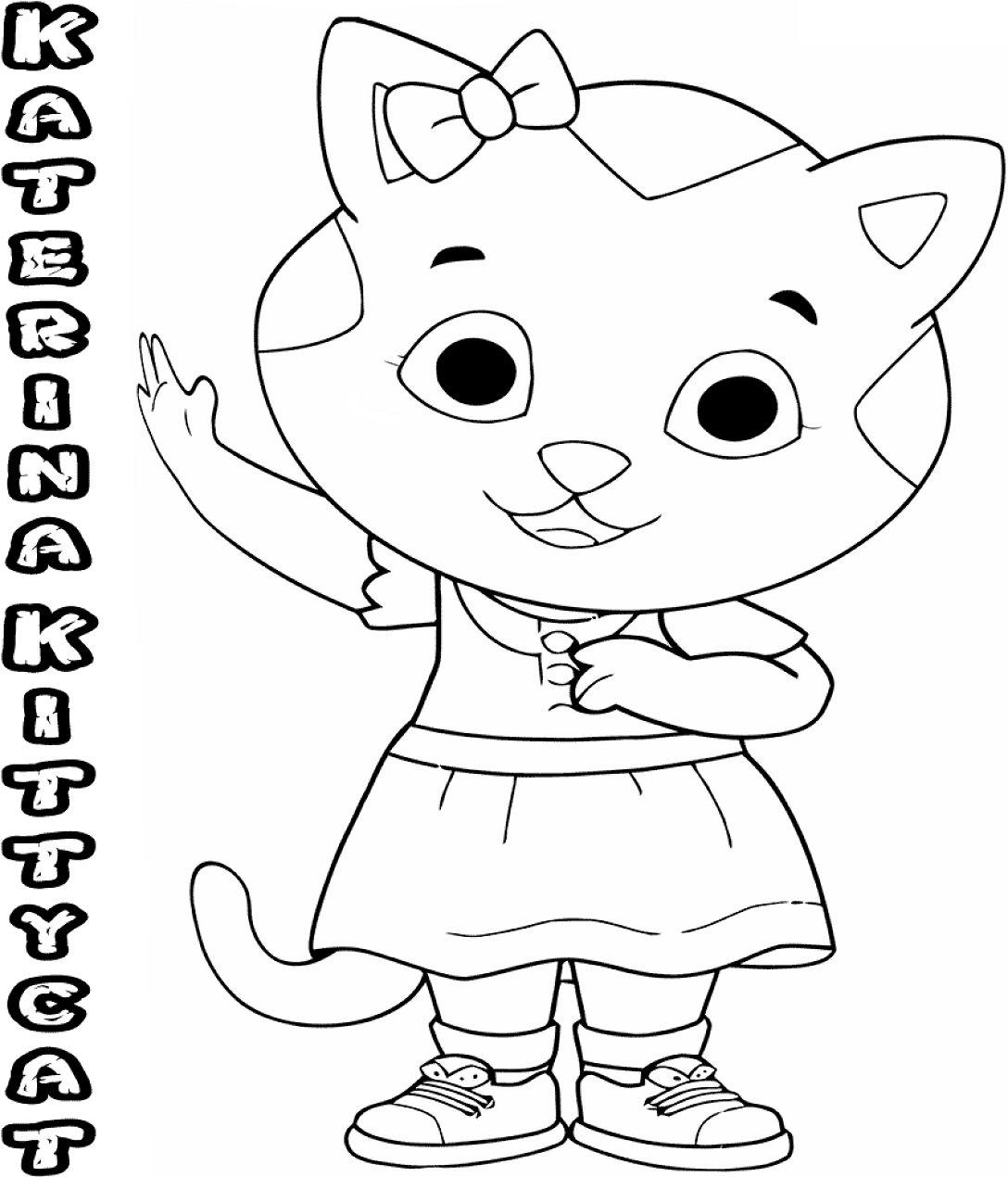 Dibujo de 1570372329 Katerina Kittycat A4 para Colorear