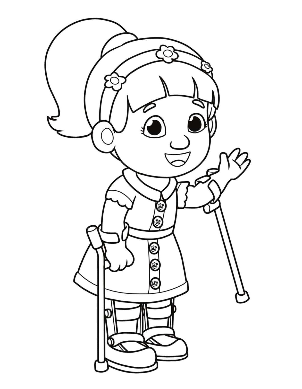 Dibujo de Chrissie para Colorear