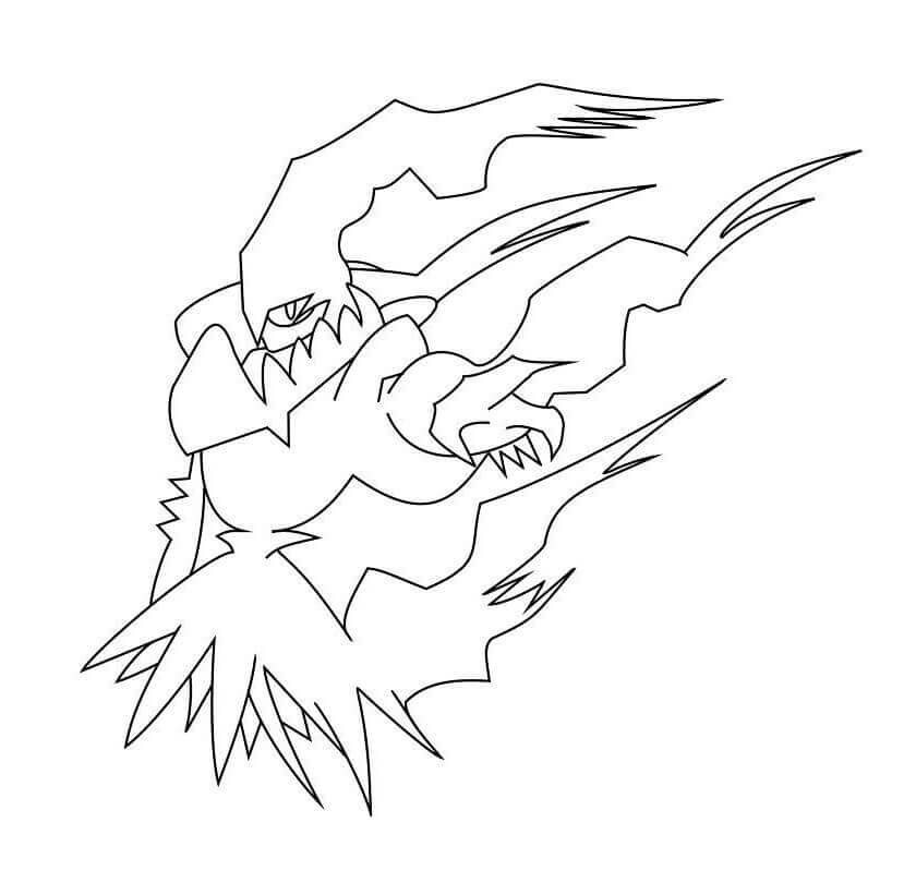 Dibujo de Caballero Darkai para Colorear