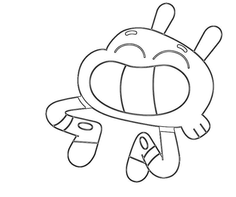 Dibujo de Darwin Divertida para Colorear