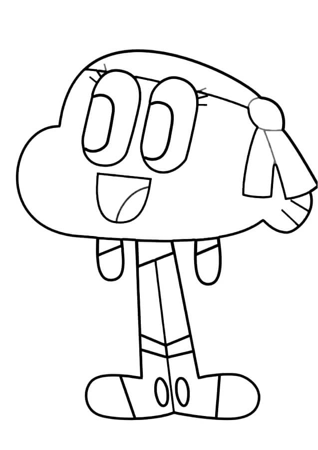 Dibujo de Hermoso Darwin para Colorear