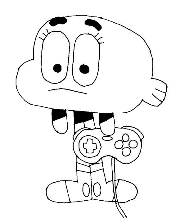 Dibujo de Juego de Darwin para Colorear