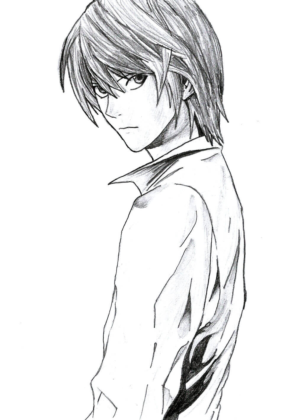 Dibujo de Ligero Yagamixkira para Colorear