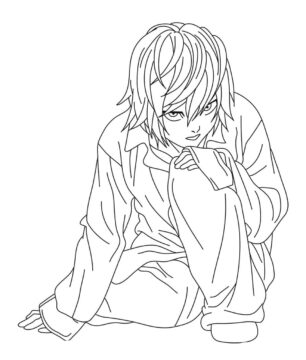 Dibujo de Near para Colorear