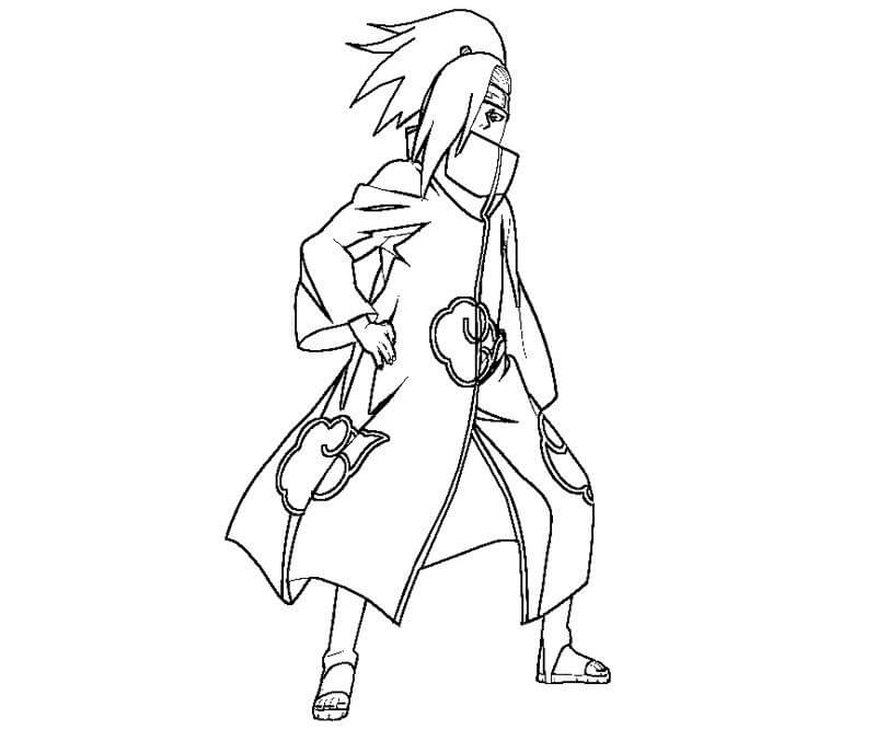 Dibujo de Niza Deidara para Colorear