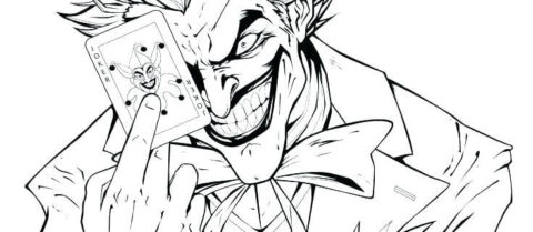 Dibujo de Diablo Joker para Colorear