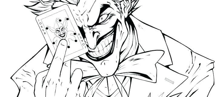 Dibujo de Diablo Joker para Colorear