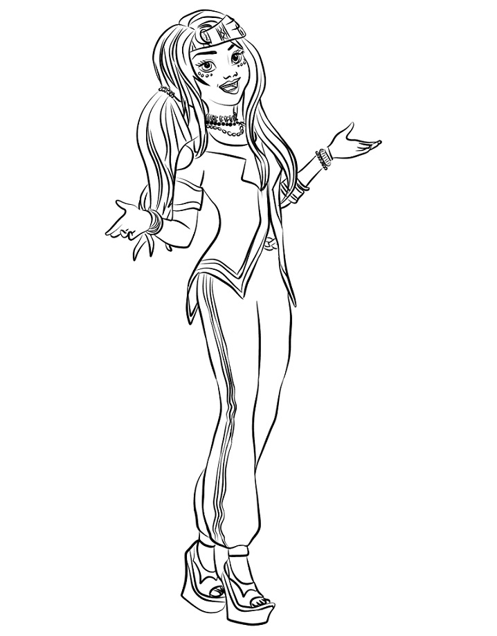 Dibujo de Genie Chic Freddie para Colorear