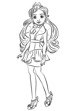 Dibujo de Jane de Descendants 2 para Colorear
