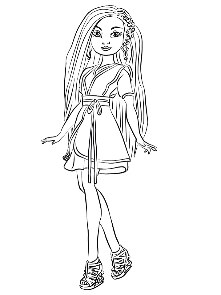 Dibujo de Lonnie de Descendientes para Colorear