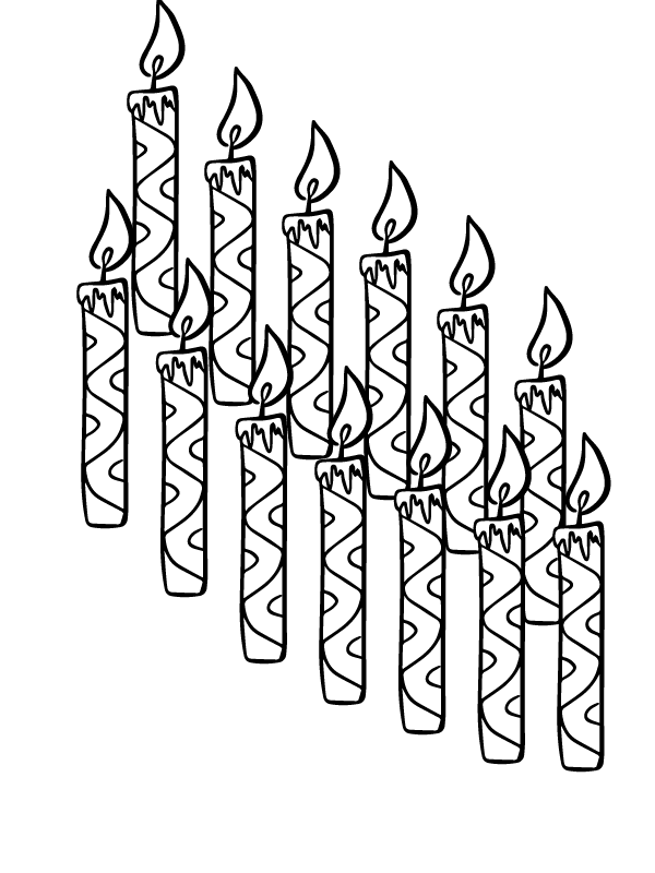 Dibujo de Candlemas Day Coloring Page To Printpng para Colorear
