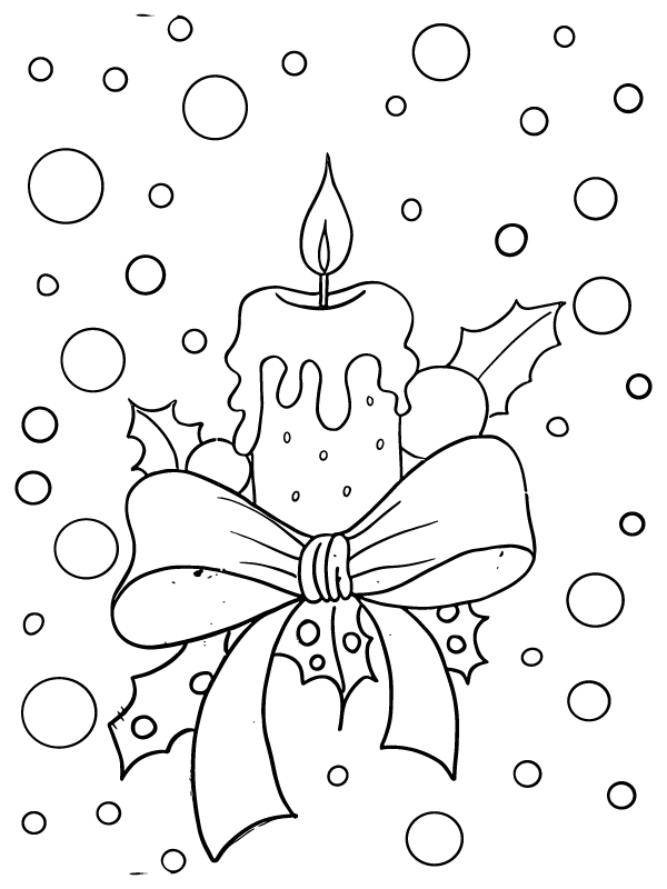 Dibujo de Printable Candlemas Day Coloring Pagepng para Colorear