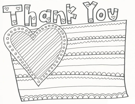 Dibujo de Gracias Veteranos para Colorear
