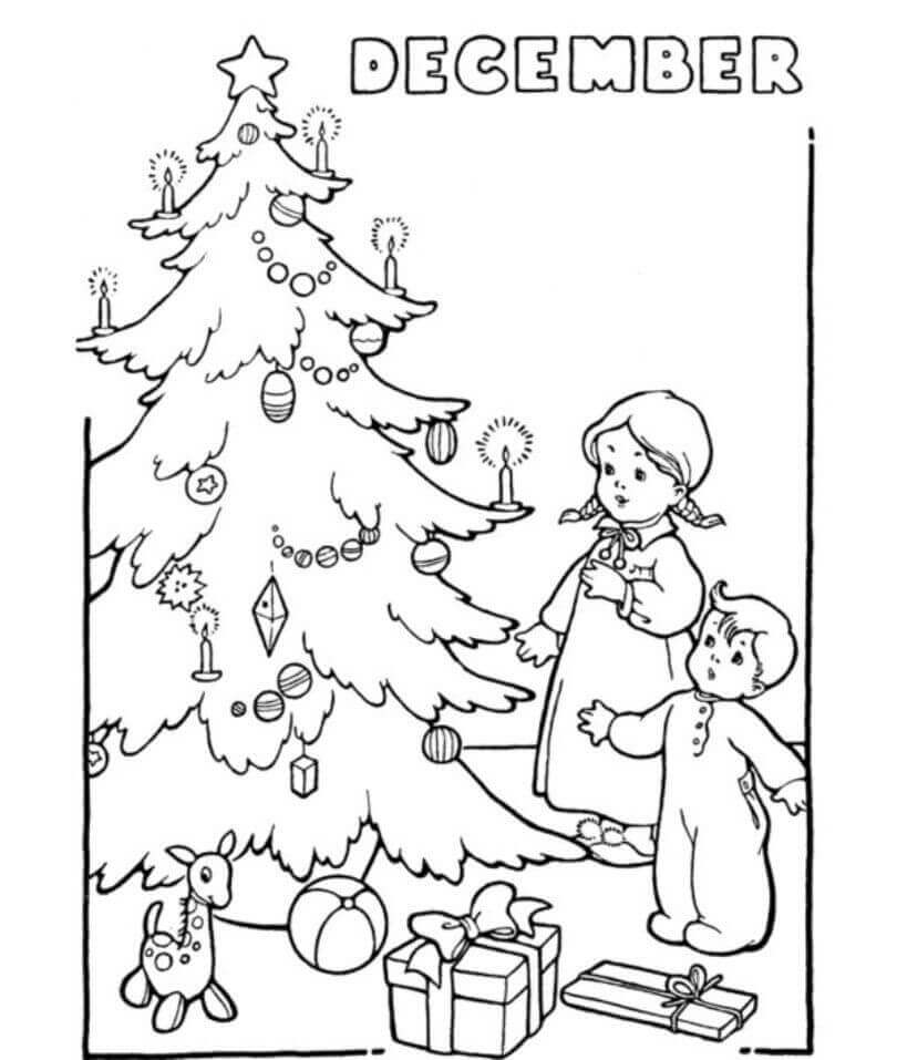 Dibujo de 2 de Diciembre para Colorear